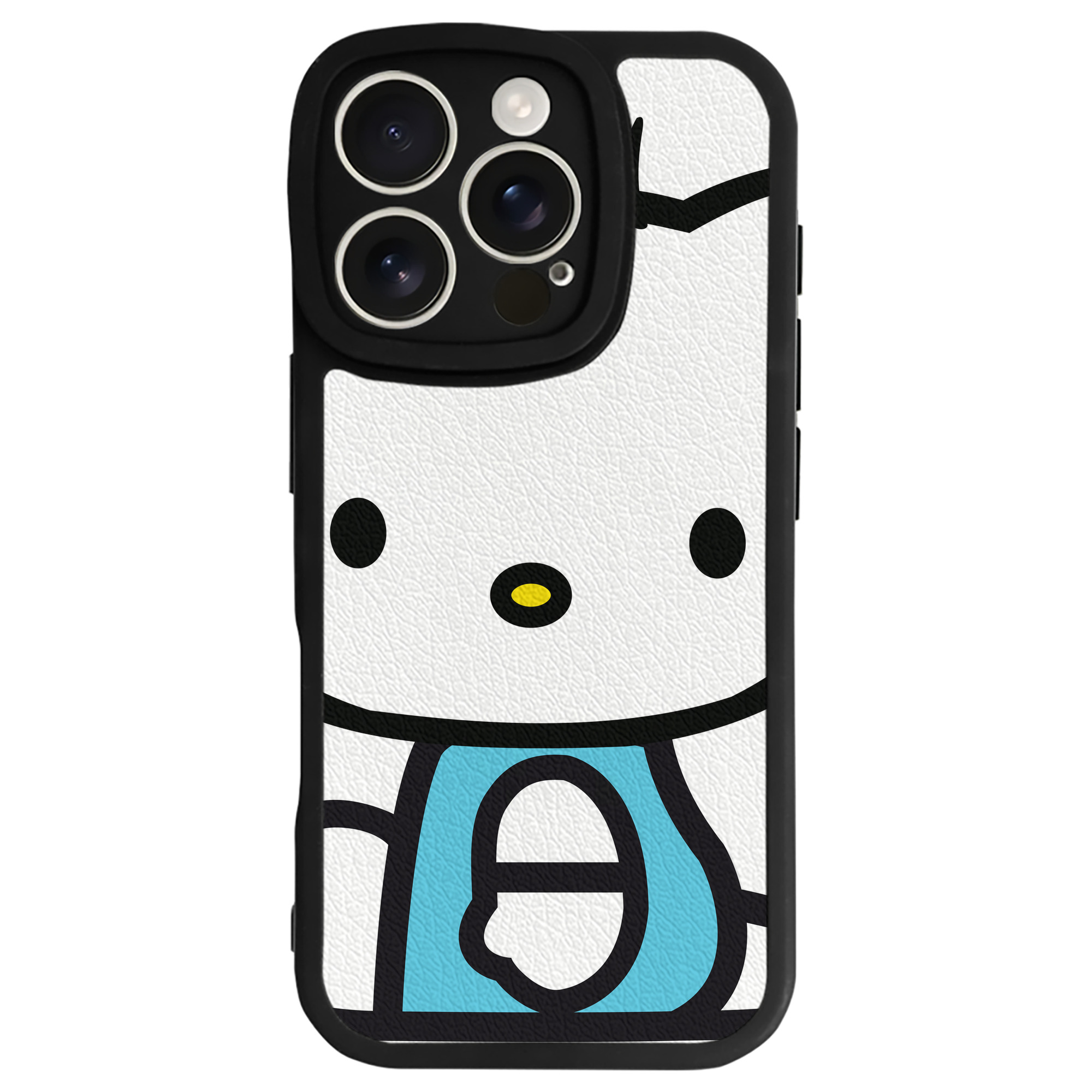（画像用） Hello Kitty ハローキティ 【iPhone 16シリーズ対応】シリコンスマホケース（レザー調） 材質：シリコン